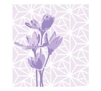 Sizzix Stencil a Strati 4PK Flowers di Olivia Rose | 664917 | Capitolo 4 2022 Stencils, Acrilico, Fiori Geo, One Size