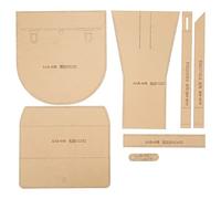 Stencil acrilico per borsa a tracolla, modello trasparente per borsa a tracolla, strumento artigianale in pelle fai-da-te con taglio preciso con design leggero per progetti di