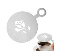 Stencil Caffè - Latte Art | Modelli Di Cioccolato, Modello Di Caffè Arte, Latte Riutilizzabili Con Di Neve Rosa, Motivo Cuore Per Decorazioni, Decorazione Fai da Te Arte Di Pietra