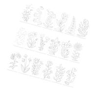 Stencil con taglio di precisione, multiuso, per arte murale, pittura su tessuto e design artigianale, con materiali in PET