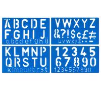 Stencil Da 50Mm - Set Di 4 - MAJOR BRUSHES