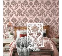 Stencil da 75 cm damascato retrò vintage barocco rococò per pareti modelli sulla parete decorare pittura decorazione artigianato decorativo riutilizzabile per dipingere S503