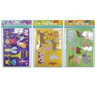 Stencil da colorare per bambini 2 in 1 - Animali domestici, Animali selvatici e Principesse