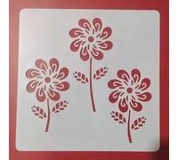 Stencil da disegno, 13 x 13 cm, con lettere d'amore, riutilizzabili, in plastica, per dipingere su legno, parete, tessuto, roccia, tela, mobili, decorazione per la casa, stile 4