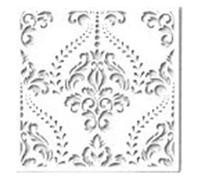 Stencil da disegno Stencil for pittura murale riutilizzabili for pareti Pavimenti nicchie Vintage Retro Flourish 30-70 cm(M 40cmX40cm - A)