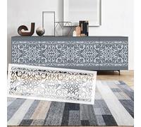 Stencil da parete con bordo celtico sovradimensionato, 93 cm, riutilizzabile, pittura per interni di lusso, design S458