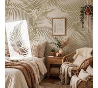 Stencil da parete con foglie di felce e fronde, 77 cm, motivo botanico, decorazione da parete, sovradimensionabile, riutilizzabile, decorazione murale su larga scala S700
