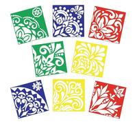 Stencil da parete per dipingere modelli di grandi dimensioni, stencil per dipingere su pareti - Modelli di pittura da 8 pezzi Stencil di fiori | Stencil da parete, stencil di pittura per la casa,