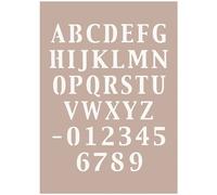 Stencil decorativo To-Do alfabeto n.601 21x29,7 cm