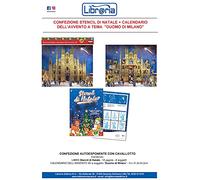 Stencil di Natale. Con Calendario: dell'avvento 3D a tema Duomo di Milano