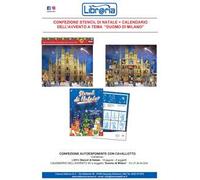 Stencil di Natale. Con Calendario: dell'avvento 3D a tema Duomo di Milano