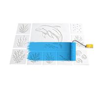 Stencil di Pesci per Dipingere Sagome Animali Marini Riutilizzabili Da | Stencil Pesci Di Mare Per Decorare Sassi, Torte, Biglietti, Casa, Giardino, Scrapbooking, Disegno E Arte