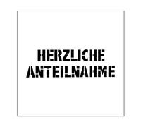 Stencil di Vaessen Creative, Herzliche Anteilnahme o Calda Simpatia, per Aggiungere Design Colorati e Texture ai Vostri Progetti Creativi con la Carta