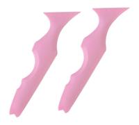 Stencil Eyeliner in Silicone Rosa Riutilizzabile 2 Pezzi | Superficie Liscia, Facile da Pulire, Aiuta a Creare un Contorno Occhi Ben Definito
