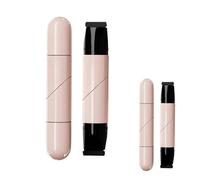 Stencil Eyeliner Occhi a Doppia Testa con Timbro Rotante - Eyeliner Impermeabile, a Lunga Durata e ad Asciugatura Rapida (2PCS Nero + Marrone)