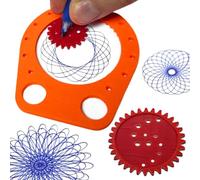 Stencil Geometrici | Modello Artistico di Disegno - Righello Creativo Multifunzione per Adulti e Schizzi, Pittura e Artigianato