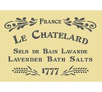 Stencil in mylar stile shabby chic francese, formato A5/A4/A3, 125/190 micron, riutilizzabile (230) (A4 (190 micron)