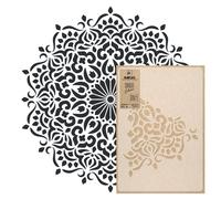 Stencil in Plastica Riutilizzabile MANDALA #03