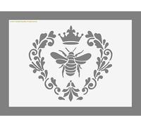 Stencil in stile shabby chic vintage francese 125/190 micron A3/A4/A5 (231) (A4 (190 micron))