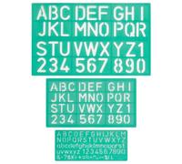STENCIL LETTERING SET 10/20/30 8500S
