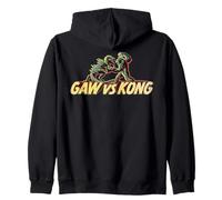 Stencil Mash Geek tra King Kong Skull Island e Gaw MonsterVerse Felpa con Cappuccio