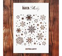 Stencil Natale RIUTILIZZABILE - Stencil Professionale per Decorazioni Natalizie