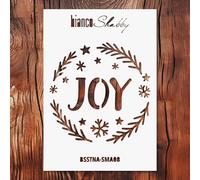 Stencil Natale RIUTILIZZABILE - Stencil Professionale per Decorazioni Natalizie