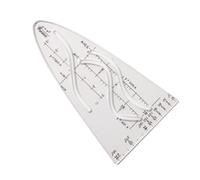 Stencil parabolico matematico curva modello parabola righello parabola parabola parabolica per studenti, righello per disegno di precisione pittura