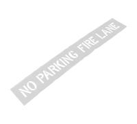 Stencil Parcheggio in Silicone Bianco 7,9x52 Pollici Riutilizzabile | Strade Comunali e Controllo, Lettering Pulito, Meno Spreco, Adatto a Bordi Epossidici