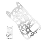 Stencil per agenda, 13 cm, in acciaio , riutilizzabile, per la produttività, per diari per bambini, album di ritagli, album da disegno e progetti artistici in classe