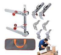 Stencil per armadio per raccordi - Stencil di montaggio della maniglia,Kit di montaggio per cassettiera cassetta degli attrezzi casa organizzazione