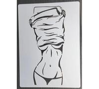 Stencil per artigianato, 21 x 29 cm, alla moda, con fiori, per dipingere su legno, parete, porta, tela, decorazione per la casa, stile 5