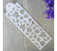 Stencil per artigianato riutilizzabili, 32,5 x 10 cm, stencil per pittura, modelli da disegno per dipingere su legno, pareti, mobili