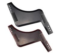 Stencil per barba, 2 pezzi, stencil per barba simmetrici, per uomini, pettine per barba per utensili da barba, accessori per lo styling e la cura della barba