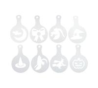 Stencil Per Biscotti, 8 Pezzi Di Stencil Per La Decorazione Del Cibo Di Halloween, Formine Riutilizzabili Decorazione Torte Pane Dolci