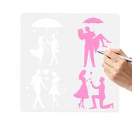 Stencil per dipingere, design durevole, stencil per pittura riutilizzabili, set di stencil botanico per arte da parete, tela, progetti fai da te, decorazioni per la casa e creativi quotidiani