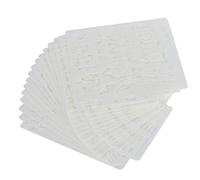 Stencil per Disegno 16 Pezzi - stencil per pareti, stencil per tessuti, modelli lettere e numeri, riutilizzabili in PET lucido, per pittura su legno, pietra e decorazioni DIY