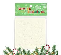 Stencil per disegno | Stencil da disegno divertenti stencil natalizi | Modelli versatili per disegni natalizi per tutte le età