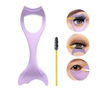 Stencil per eyeliner, mascara, strumento 3 in 1, mascara Shield Applicator Guard, mascara, riutilizzabile, per donne, ragazze, principianti