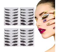 Stencil per eyeliner, stencil per ombretto, Adesivi per l'aiuto 'eyeliner, Strumento multifunzionale per il trucco degli occhi da donna, adesivi delicati per la guida 'eyeliner, adatto ai principianti