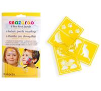 Stencil per face painting SNAZAROO 6 pz - Rainbow