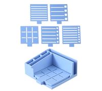 Stencil per foglietti adesivi - Organizzazione della scrivania di lunga durata, organizzazione di stencil per foglietti adesivi per il pensiero strutturato | Strumento di pensiero strutturato per amic