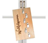 Stencil per impronte di natalizio, decorazioni natalizie per interni, modello di pavimento con impronta in legno, decorazione per le vacanze, decorazioni per finestre, decorazioni
