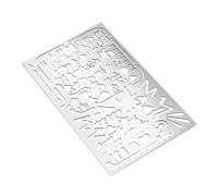 Stencil Per Journaling - Attrezzatura per Disegni a Tratteggio | Riga con Stencil da Disegno,Per Adolescenti Adulti Designer Artisti Studenti Insegnanti Amanti 'Artigianato Sketchbook Poster Design Au