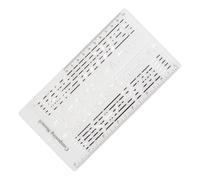 Stencil Per Modello Di Composizione Per Cantautori | Template Per Note Musicali | Per Stencil Di Simboli Di Pentagramma | Strumenti Righello Da Disegno Per Composizione Canzoni E Creatività