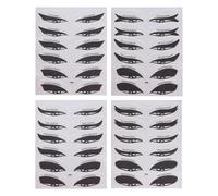 Stencil per ombretto e guida per eyeliner adesivi - Modello con punta ad ala per trucco professionale | Strumento assistente di precisione per ragazze e donne | Schermi monouso per simmetria