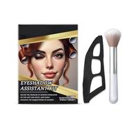 Stencil per ombretto Eyeliner Stencil Ombretto Assistente Kit Ombretto Strumento Pennello Trucco Ombretto Applicatore