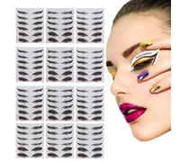 Stencil per ombretto, stencil per occhi per il trucco - Adesivi per l'aiuto 'eyeliner - Strumento multifunzionale per il trucco degli occhi da donna, adesivi delicati per la guida 'eyeliner, adatto ai