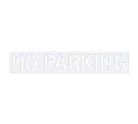 Stencil per parcheggio - Stencil per parcheggio con lettere | Stencil riutilizzabili per tutte le stagioni, stencil in silicone per vernice spray senza parcheggio per pavimentazione, cortile
