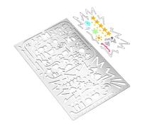 Stencil per pianificatori Forniture per disegno cavo | Modelli di scrapbooking per bambini, per designer, artisti, studenti, insegnanti, amanti del mestiere, album da disegno